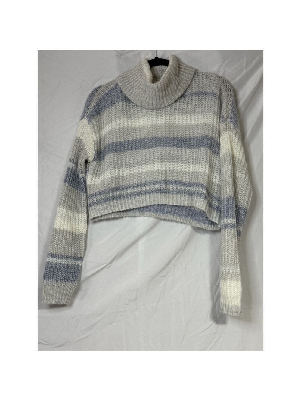 Women's GB Sweater Size S Gray and Blue